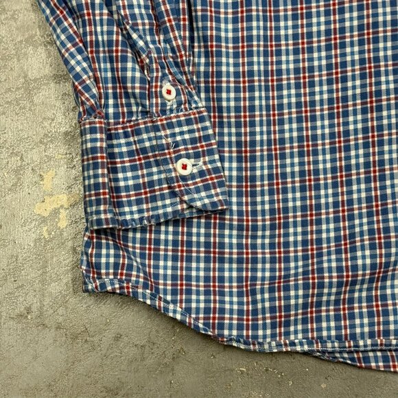 Spier & Mackay Dress Shirt Handmade Plaid Button Down Cotton 15.5 Medium - Picture 3 of 11